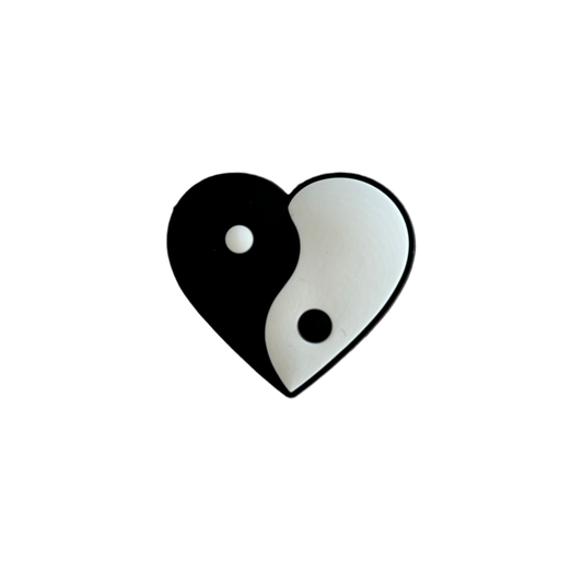 Heart Ying Yang Charm