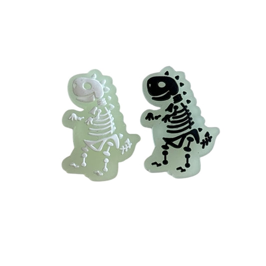 Glowing Dino Skeleton Charm