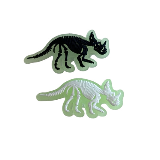 Glowing Dino Skeleton Charm