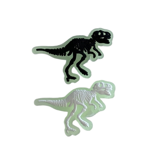 Glowing Dino Skeleton Charm