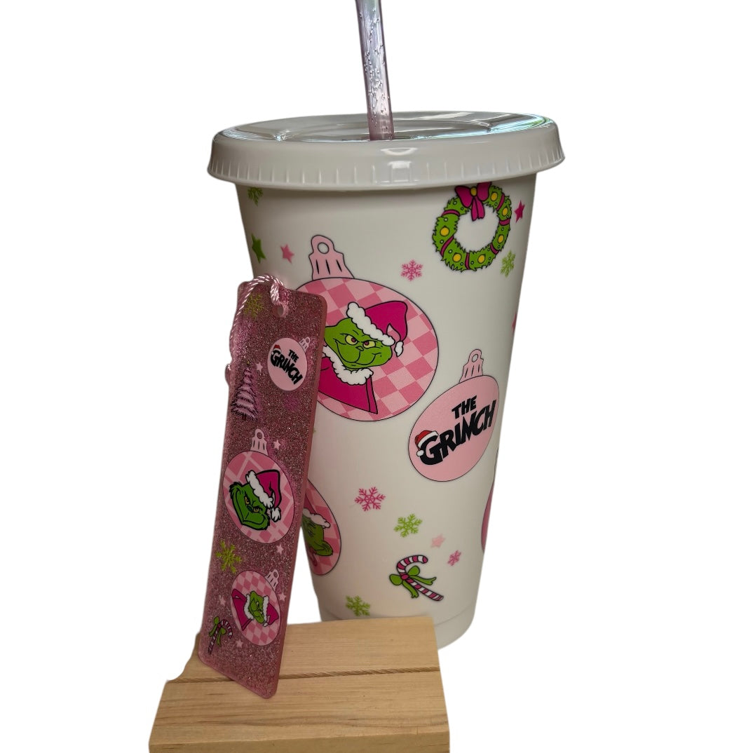 Pink Grinch Cuteness Cup Set