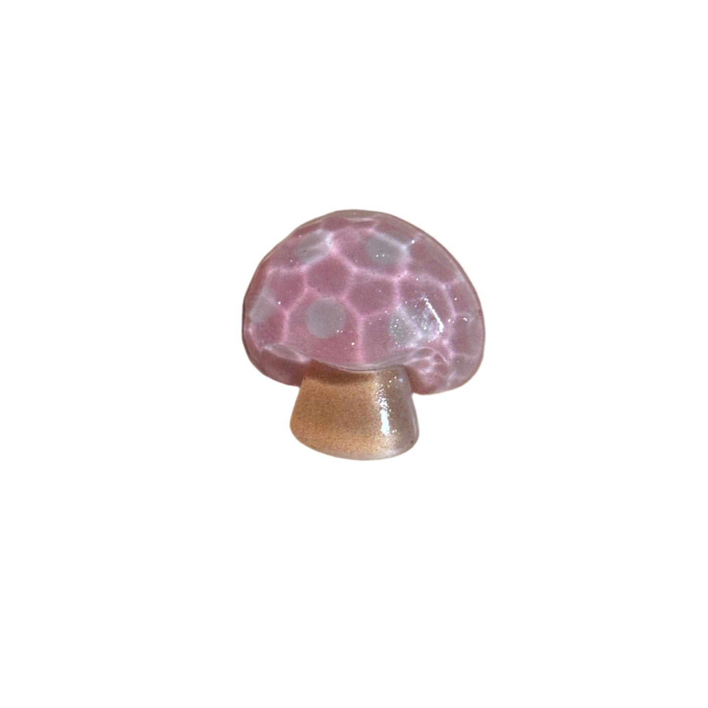 3D Sparkle Mushroom Charm