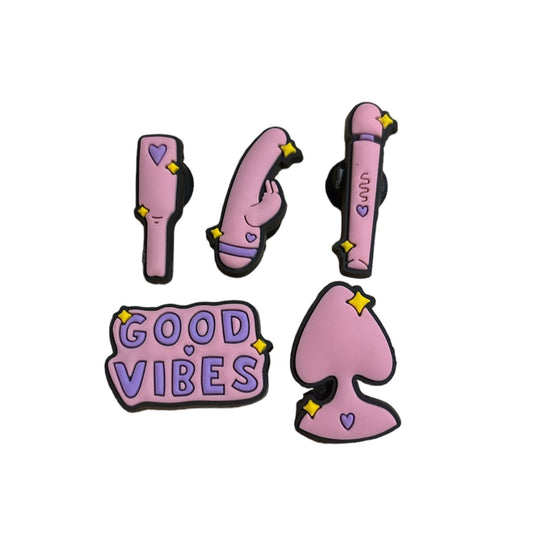 18+ Good Vibes Charm