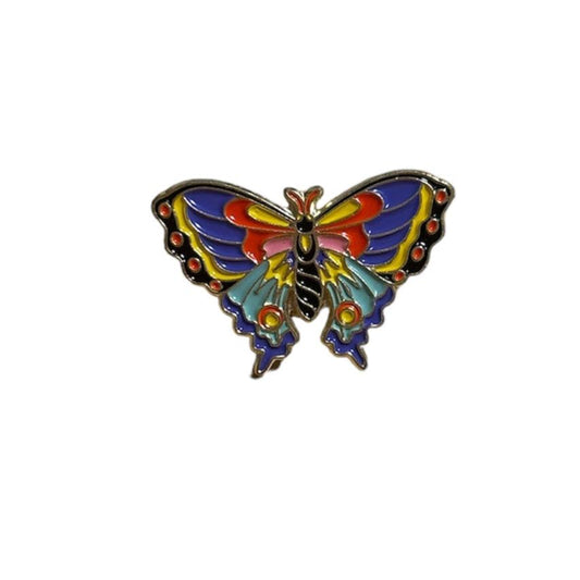 Rainbow Butterfly Enamel Pin